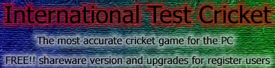 International Test Cricket Logo Entry