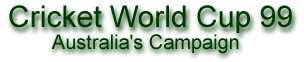 Cricket World Cup 99 Australia's Campaign Logo